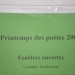 Printemps des Poètes 2008
